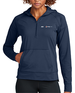 Click to view Ladies Stretch 1/2-Zip Hoodie